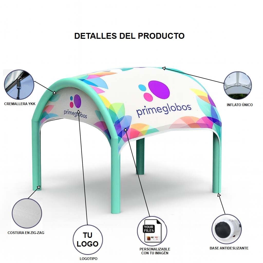 Gazebo Hinchable Cloud Personalizable