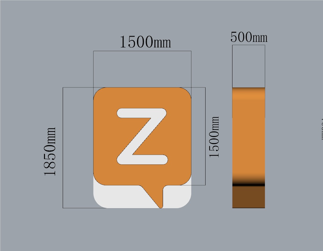 Logotipo 3D Inflable a Medida
